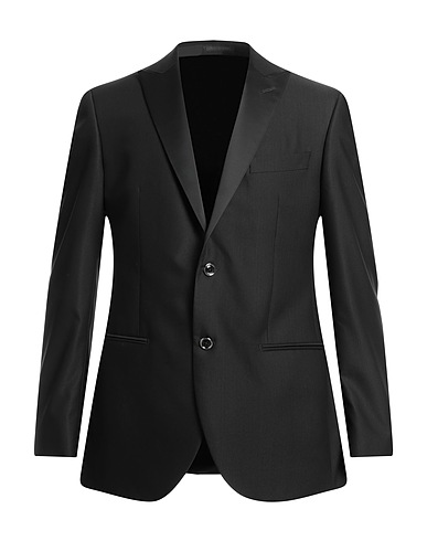 1911 LUBIAM CERIMONIA Blazer Black 58% Virgin Wool, 42% Polyester