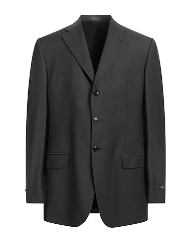 1911 LUBIAM CERIMONIA Blazer Charcoal 100% Virgin Wool