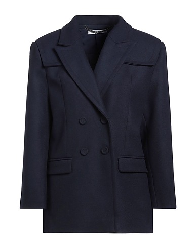 MVP WARDROBE Blazer Navy blue 75% Virgin Wool, 25% Polyamide