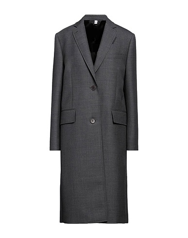 BURBERRY Coat Lead 100% Wool