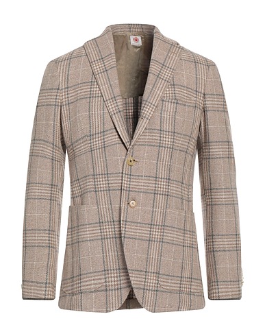 LUIGI BORRELLI NAPOLI Blazer Taupe 100% Virgin Wool