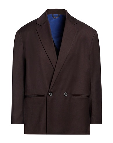 IMPERIAL Blazer Chocolate brown 66% Polyester, 31% Viscose, 3% Elastane