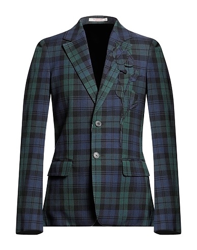 VALENTINO GARAVANI Blazers Marineblau 52% Baumwolle, 48% Schurwolle