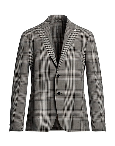 LARDINI Blazer Taupe 74% Wool, 23% Polyester, 3% Elastane