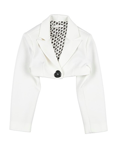 MISS GRANT Blazer White 92% Polyester, 8% Elastane