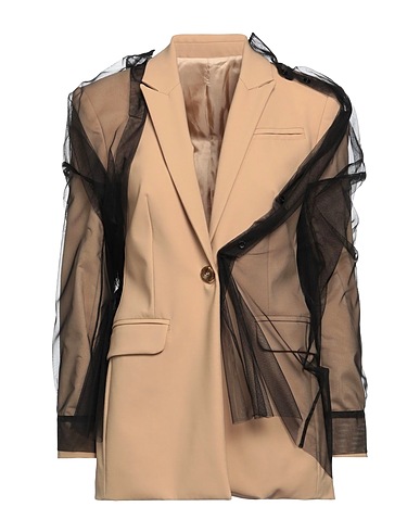 ACT N°1 Americana Beige 100% Lana, Poliamida