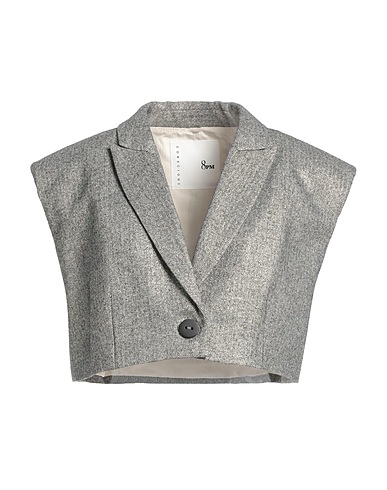 8PM Blazer Charcoal 38% Cotton, 27% Wool, 18% Polyester, 12% Polyamide, 5% Other Fibres