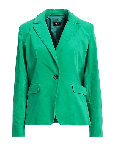 EMME by MARELLA Blazer Emerald green 98% Cotton, 2% Elastane
