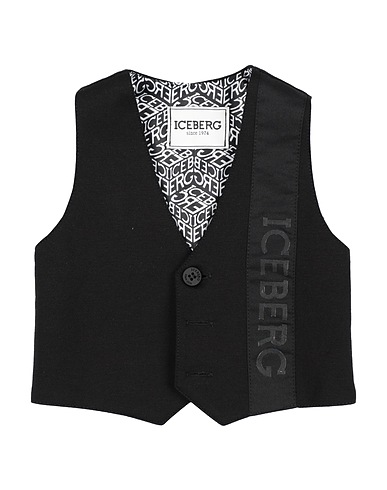 ICEBERG Suit vest NERO 60% Viscose, 35% Polyamide, 5% Elastane