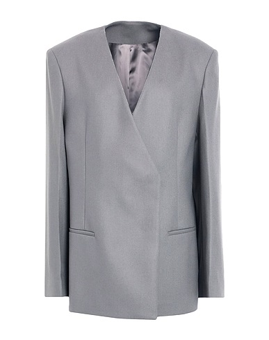 CALVIN KLEIN Blazer Grey 75% Wool, 23% Polyamide, 2% Elastane