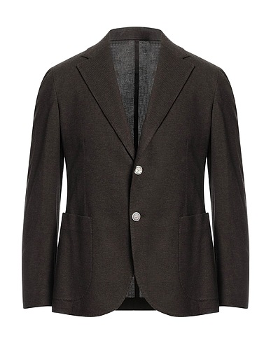 BARBA Napoli Blazer Dark brown 100% Cotton