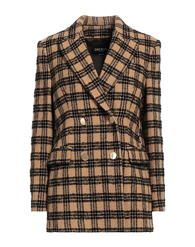 BRERAS Milano Jackett Beige 51% Wolle, 15% Polyamid, 13% Polyester, 13% Andere Fasern, 8% Alpakawolle