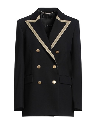 JOHN RICHMOND Giacca Nero 67% Poliestere, 26% Viscosa, 7% Elastan