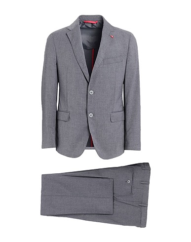 BERNESE Milano Suits Grey 69% Polyester, 29% Rayon, 2% Elastane