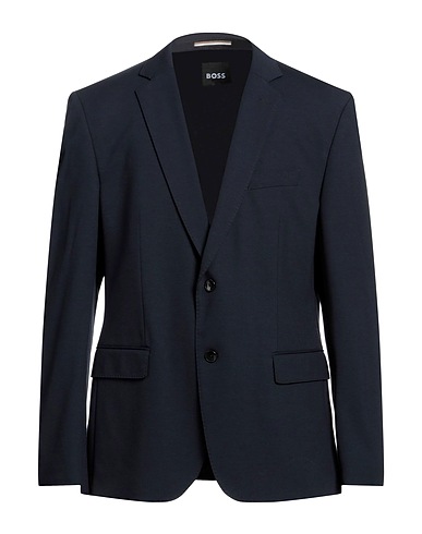 BOSS Blazer Midnight blue 48% Polyamide, 43% Viscose, 9% Elastane