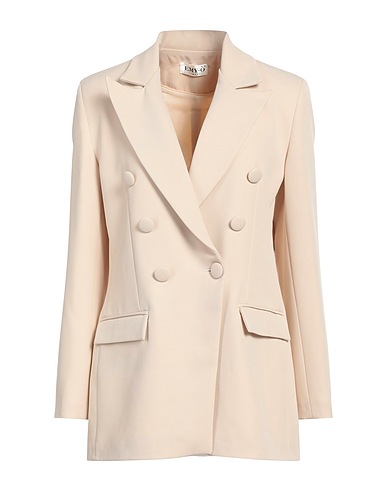 EMY-Ò FEMALE Giacca Beige 93% Poliestere, 7% Elastan