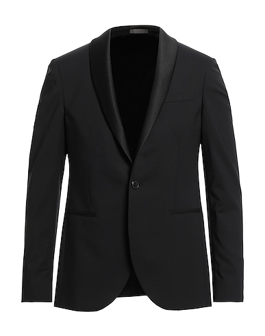 LAB. PAL ZILERI Veste Noir 98% Laine, 2% Élasthanne