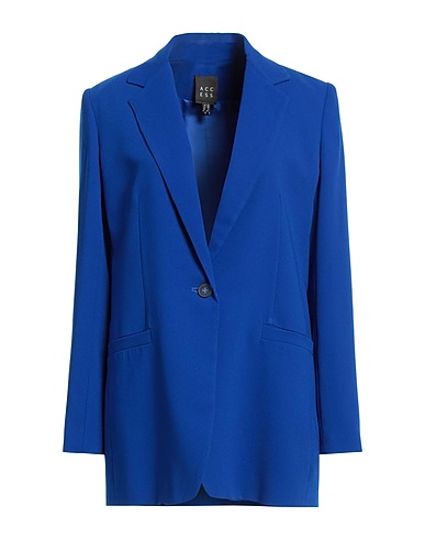 ACCESS FASHION Blazer Bright blue 100% Polyester