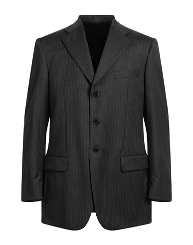 LUBIAM Blazer Charcoal Virgin Wool