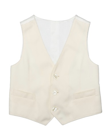 DOLCE&GABBANA Waistcoat Ivory 45% Viscose, 44% Virgin Wool, 11% Silk