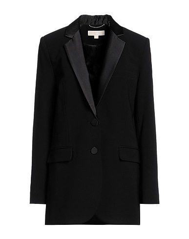 MICHAEL MICHAEL KORS Blazer Black 70% Triacetate, 30% Polyester, Silk