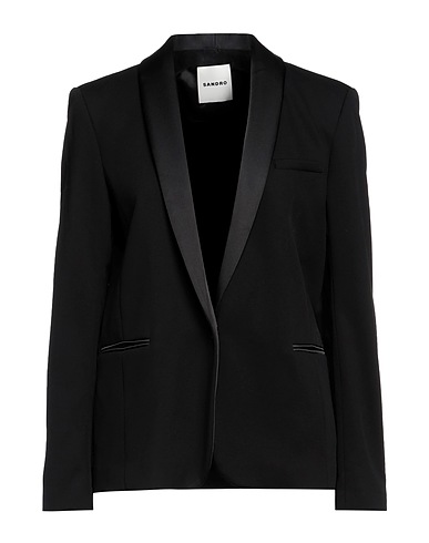 SANDRO Blazer Black 85% Viscose, 13% Virgin Wool, 2% Elastane