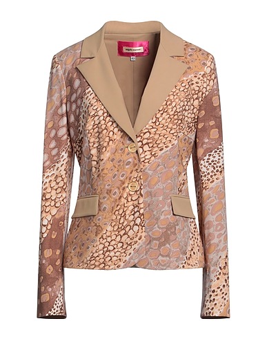 ANGELO MARANI Giacca Beige 72% Poliammide, 28% Elastan