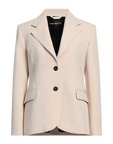 DEPARTMENT 5 Blazer Cream 69% Polyester, 28% Viscose, 3% Elastane