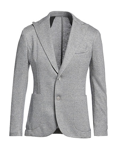 BARBA Napoli Blazer Slate blue 50% Cotton, 50% Linen