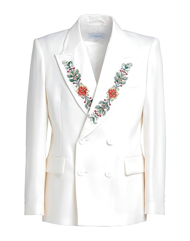 CASABLANCA Blazer Ivory 100% Virgin Wool, Viscose