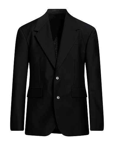 VERSACE Blazer Black 60% Mohair wool, 40% Wool