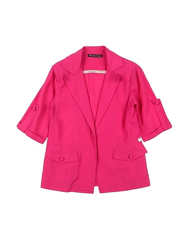 MANILA GRACE Blazer Fuchsia 75% Tencel™, 25% Linen