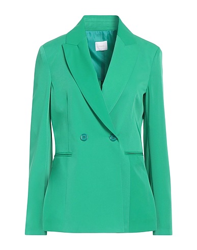 MERCI ITALIA Blazer Green 93% Polyester, 7% Elastane
