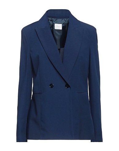 MERCI ITALIA Giacca Blu navy 93% Poliestere, 7% Elastan