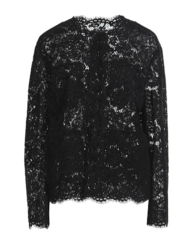 DOLCE&GABBANA Giacca Nero 43% Viscosa, 34% Cotone, 23% Poliammide