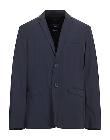 HERNO Blazer Navy blue 78% Polyamide, 22% Elastane