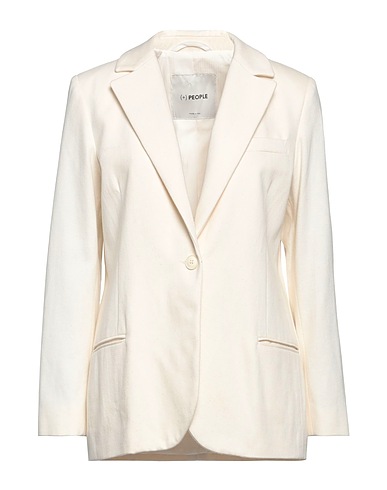 (+) PEOPLE Blazer Ivory 100% Paper