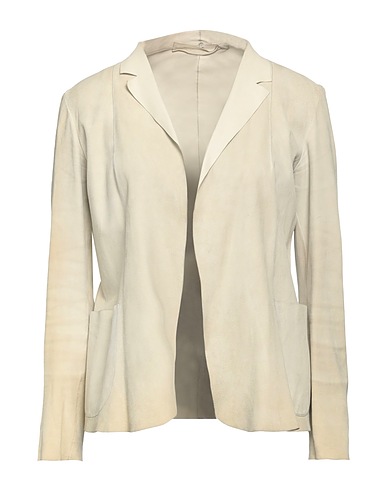 SALVATORE SANTORO Blazer Beige 100% Ovine leather