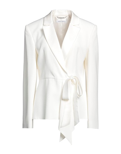 ALBERTA FERRETTI Blazer White 67% Acetate, 33% Viscose