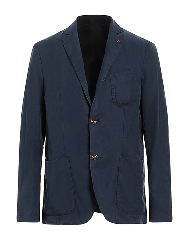 AT.P.CO Blazer Midnight blue 59% Tencel™, 24% Cotton, 17% Linen