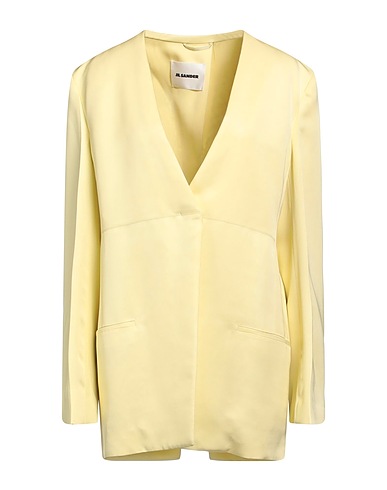 JIL SANDER Blazer Pastel yellow 100% Viscose