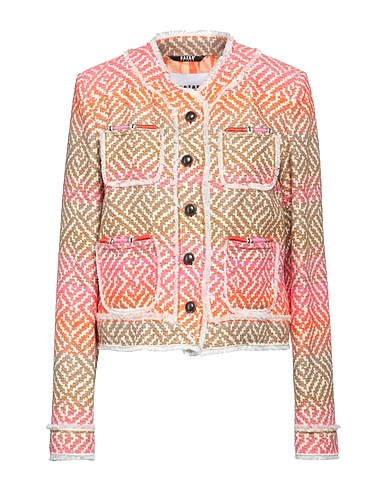 BAZAR DELUXE Jacket Pink 87% Cotton, 8% Acetate, 5% Other Fibres