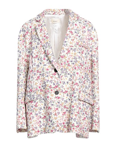 VICOLO Blazer White 100% Cotton