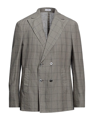 BOGLIOLI Blazer Grey 60% Linen, 40% Virgin Wool
