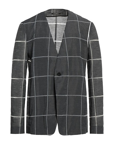 EMPORIO ARMANI Blazer Lead 71% Linen, 29% Polyamide