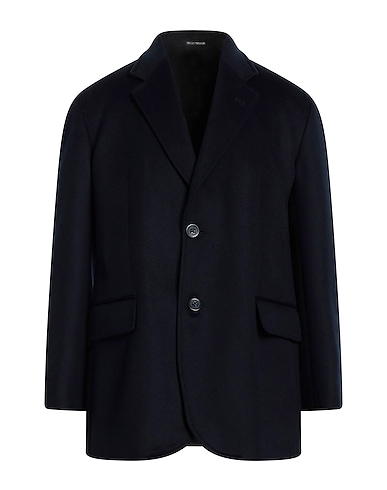 EMPORIO ARMANI Blazer Midnight blue 97% Virgin Wool, 3% Polyester