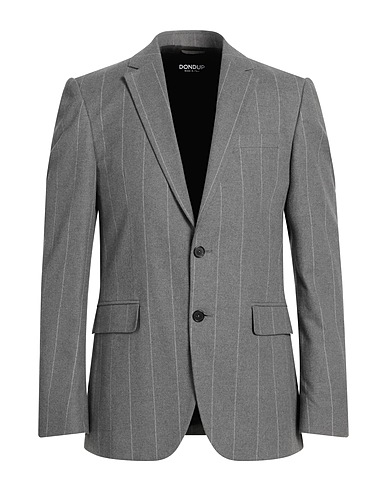 DONDUP Blazer Grey 98% Cotton, 2% Elastane, Polyester, Viscose