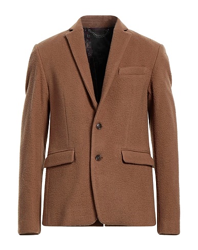 FRANKIE MORELLO Blazer Camel 90% Wool, 10% Cashmere