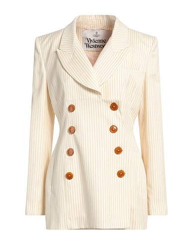 VIVIENNE WESTWOOD Blazer Ivory 97% Virgin Wool, 3% Cotton