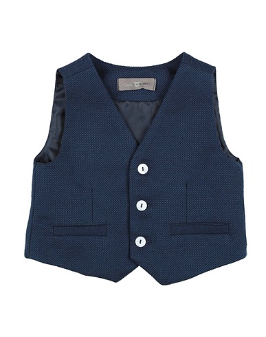 LITTLE BEAR Waistcoat Blue 49% Recycled cotton, 31% Polyester, 17% Recycled polyester, 3% Other Fibres